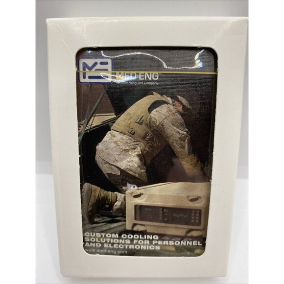 Med-Eng Deck Playing Cards Graphica Protection Robots Advertising Sealed - Picture 9 of 9
